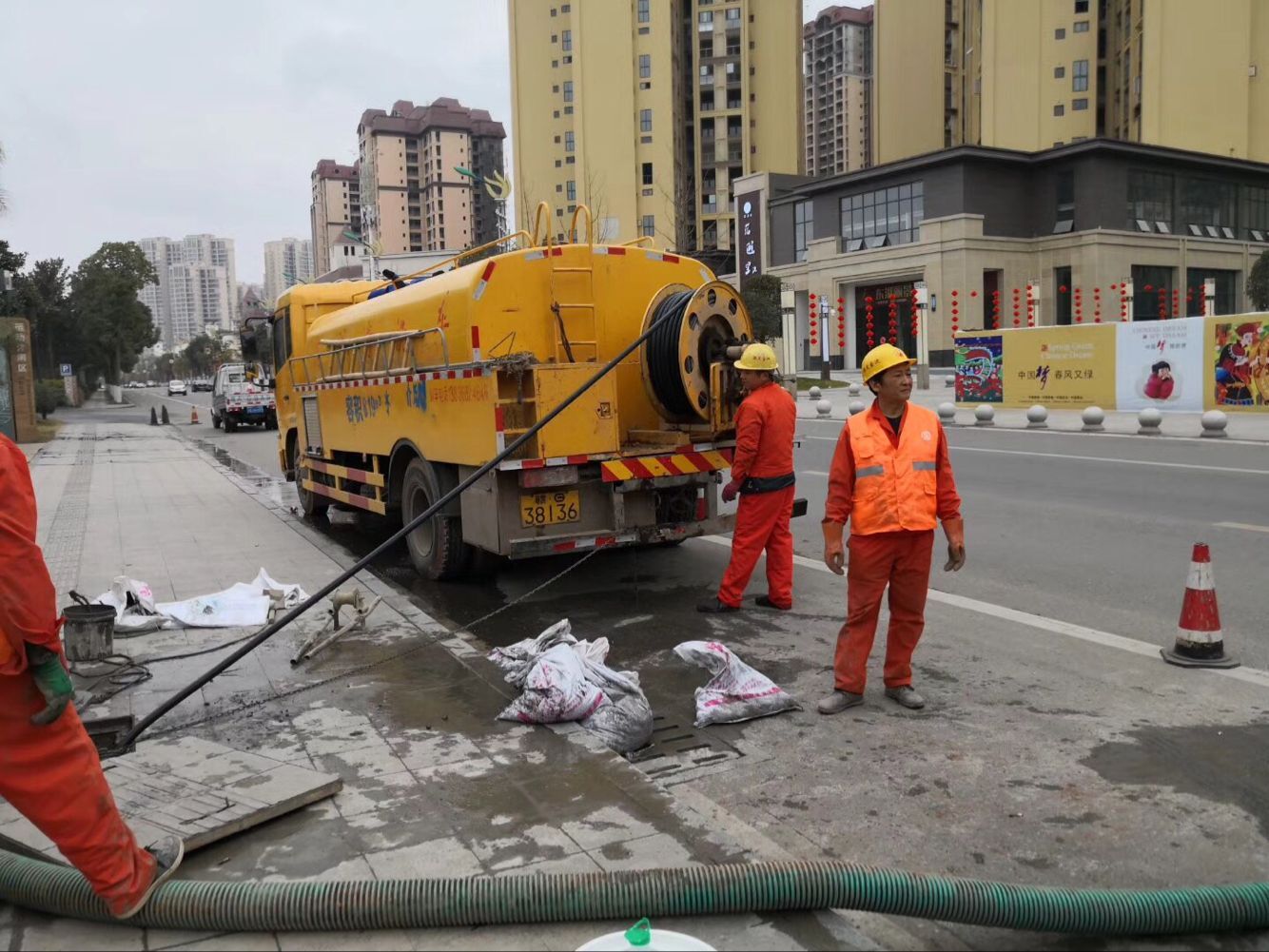 玛多排污管道清淤-管道清洗